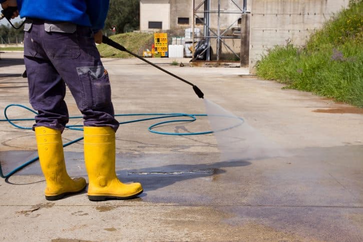 Concrete Power Washing