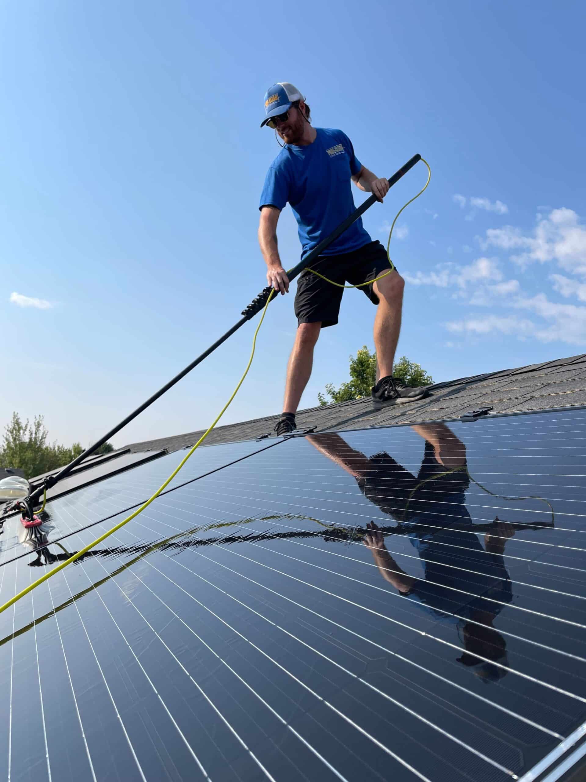 ID Boise Commercial Solar Panel Cleaning