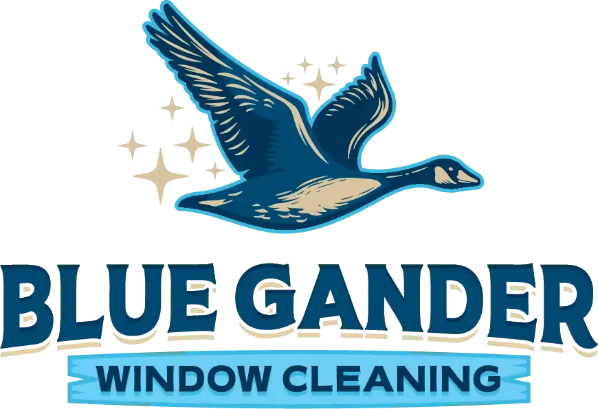 window cleaning blue gander logo
