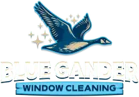 Blue Gander Logo White Small